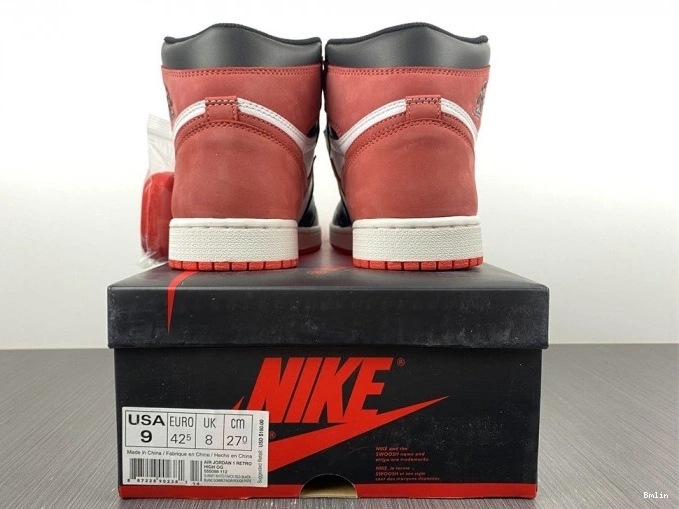 Bmlin shoes 'Track Retro 555088-112 1 OG Air Jordan Red' High 0717